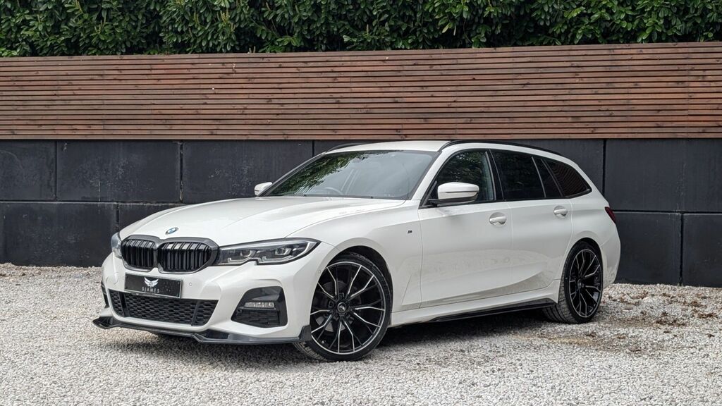 BMW 3 Series 2020 2.0 320I M Sport Touring Euro YB69WNS White #2
