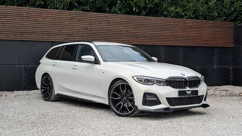 BMW 3 Series 2020 2.0 320I M Sport Touring Euro YB69WNS White #4
