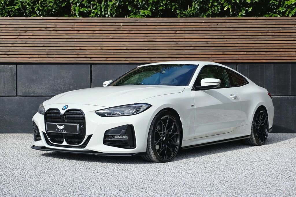 BMW 4 Series Gran Coupe 2021 2.0 420D Mht M Sport Coupe Hybrid White