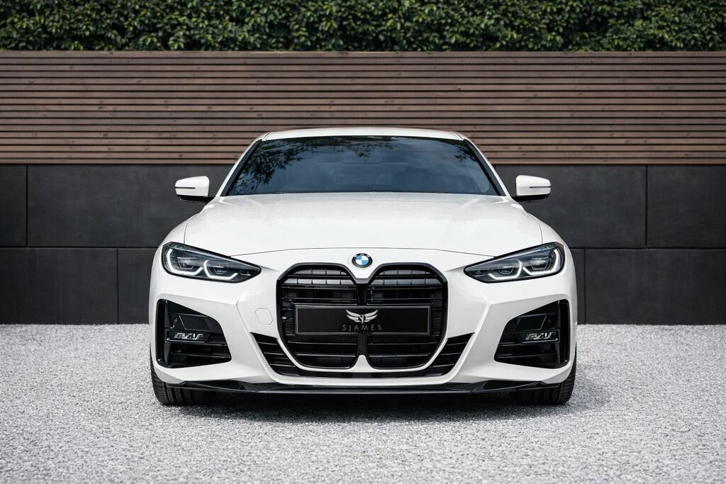 BMW 4 Series Gran Coupe 2021 2.0 420D Mht M Sport Coupe Hybrid YK21NGJ White #3