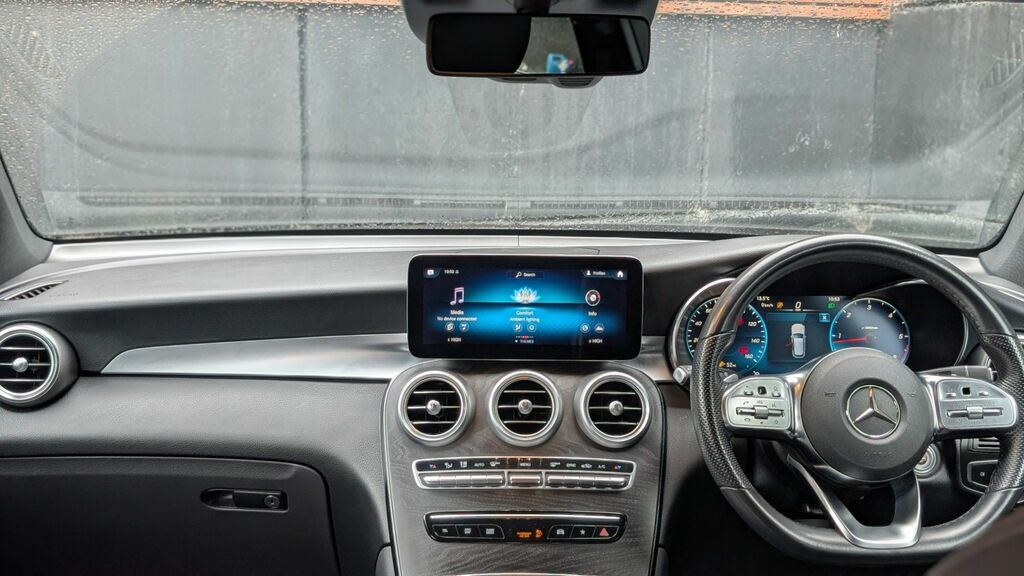 Mercedes-Benz GLC Class 2020 2.0 Glc220d Amg Line Premium Suv LS70YLB Black #2