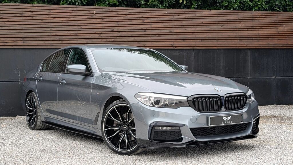 BMW 5 Series 2019 2.0 520I Gpf M Sport Saloon E Blue #4
