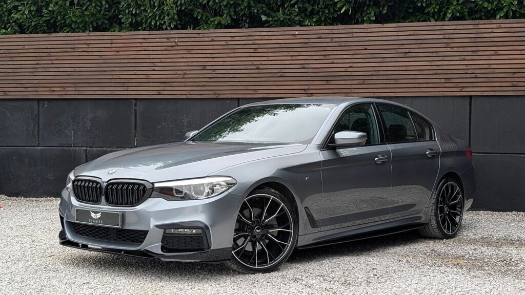 BMW 5 Series 2019 2.0 520I Gpf M Sport Saloon E Blue #3