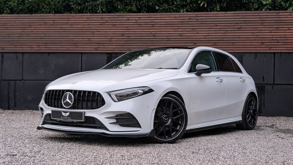 Mercedes-Benz A Class 2022 1.3 A180 Amg Line Edition Executive Hatchba GY22WXJ White #2