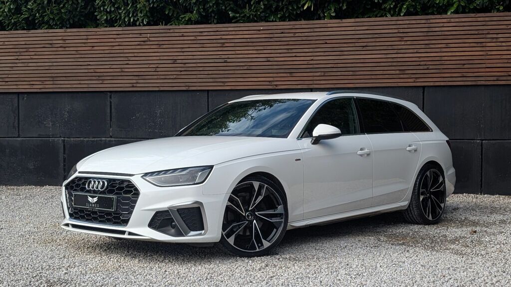 Audi A4 Avant 2019 2.0 Tfsi 35 S Line Estate S Tronic CK69YZX White #3