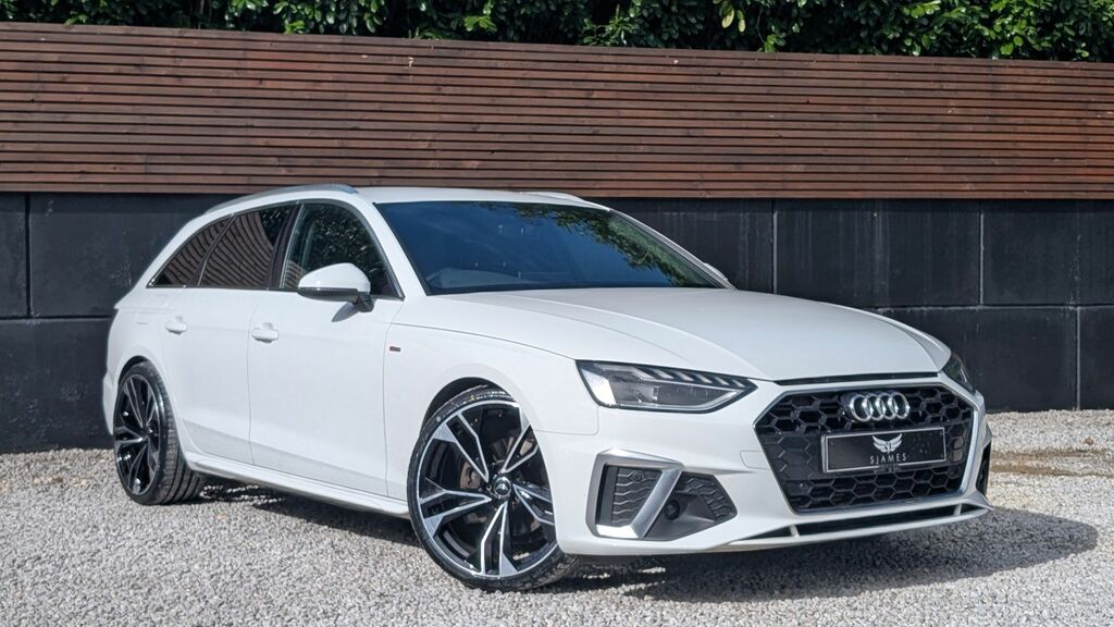 Audi A4 Avant 2019 2.0 Tfsi 35 S Line Estate S Tronic CK69YZX White #4