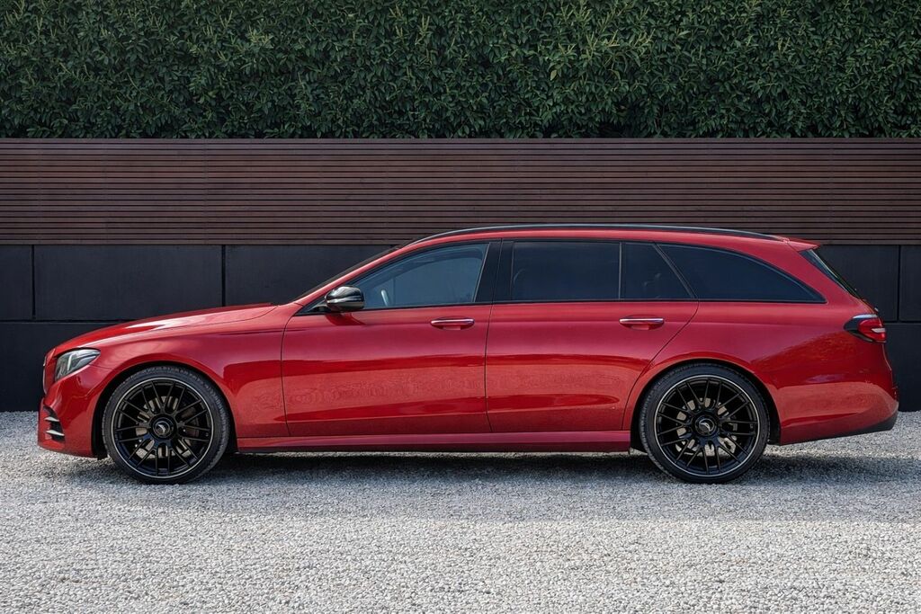 Mercedes-Benz E Class 2020 2.0 E220d Amg Line Night Edition Premium Plu KR20WNJ Red #5