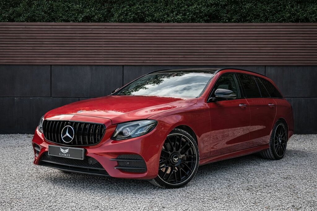 Mercedes-Benz E Class 2020 2.0 E220d Amg Line Night Edition Premium Plu Red