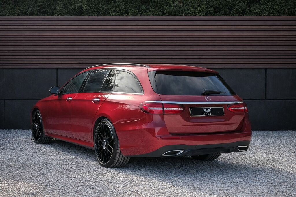 Mercedes-Benz E Class 2020 2.0 E220d Amg Line Night Edition Premium Plu KR20WNJ Red #6