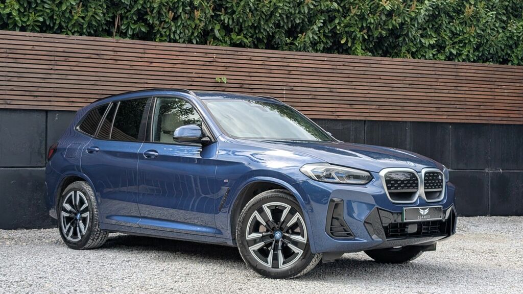 BMW iX3 2022 80Kwh M Sport Suv 286 Ps SD22FBN Blue #4
