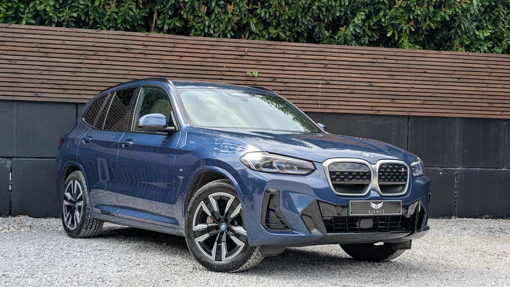 BMW iX3 2022 80Kwh M Sport Suv 286 Ps SD22FBN Blue #3