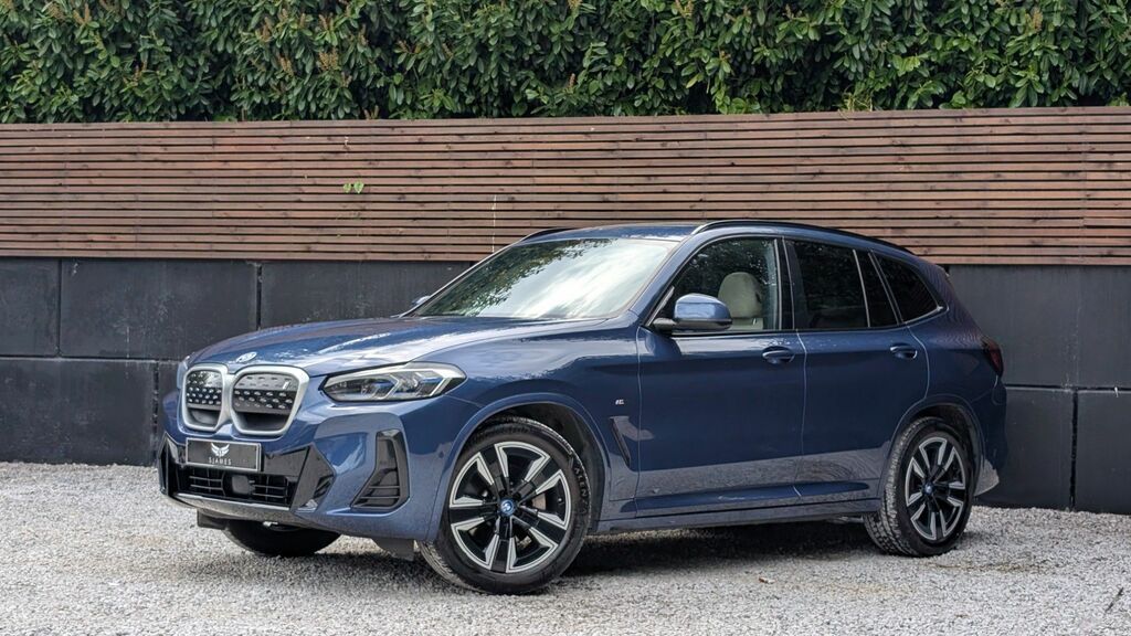 BMW iX3 2022 80Kwh M Sport Suv 286 Ps SD22FBN Blue #2