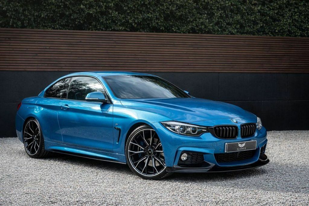 BMW 4 Series 2019 2.0 420D M Sport Convertible Blue #5