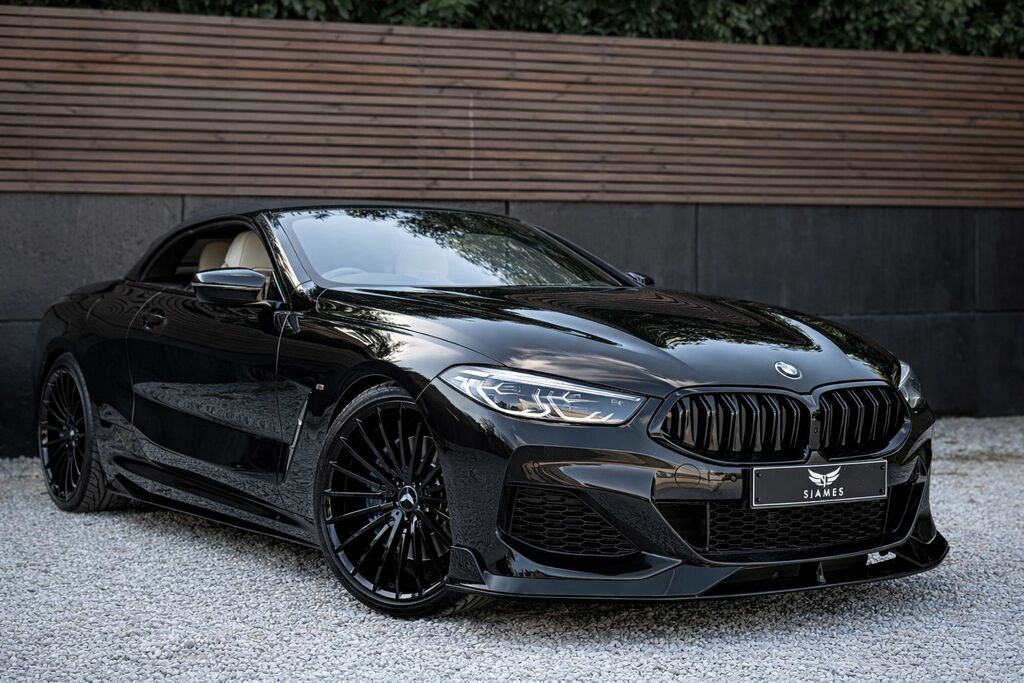 BMW 8 Series 2021 3.0 840I M Sport Convertible Stept BD21ZZC Black #3
