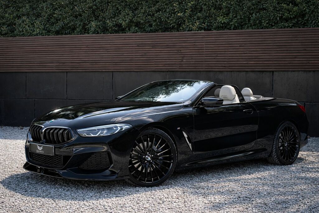 BMW 8 Series 2021 3.0 840I M Sport Convertible Stept BD21ZZC Black #2