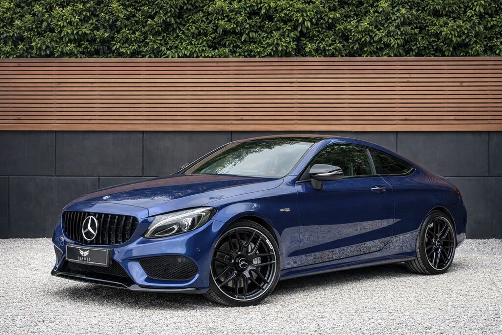 Mercedes-Benz C Class 2018 3.0 C43 V6 Amg Premium Coupe G-t FL18VYX Blue #2