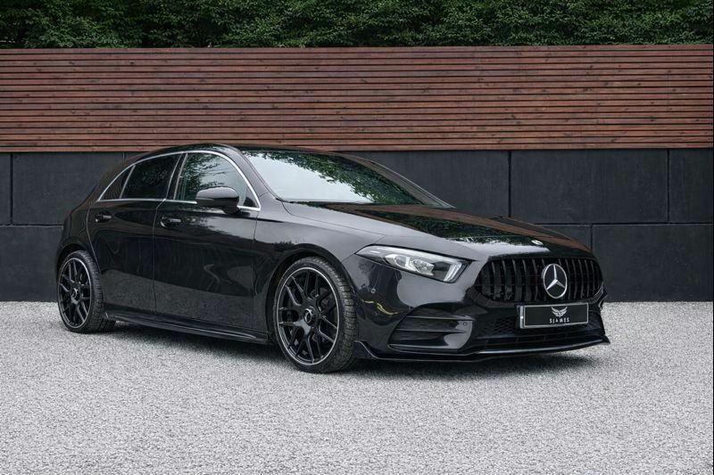 Mercedes-Benz A Class 2022 1.3 A200 Amg Line Edition Premium Hatchback BN22GXH Black #3
