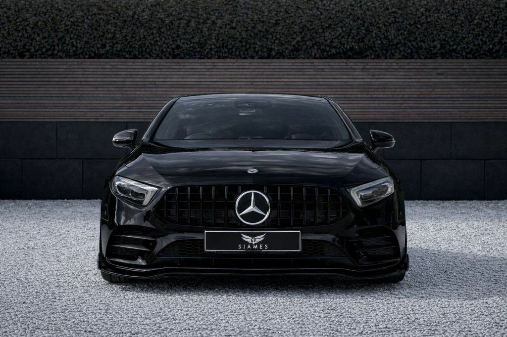 Mercedes-Benz A Class 2022 1.3 A200 Amg Line Edition Premium Hatchback BN22GXH Black #2