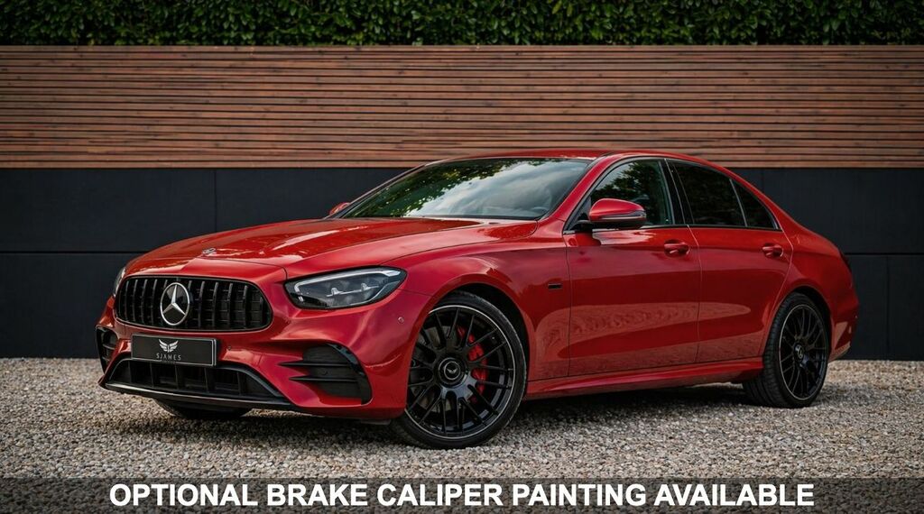 Mercedes-Benz E Class 2021 2.0 E220d Amg Line Premium Saloon Diese Red