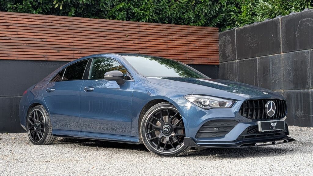 Mercedes-Benz CLA Class 2022 1.3 Cla200 Amg Line Premium 2 Coupe Pet Blue #4