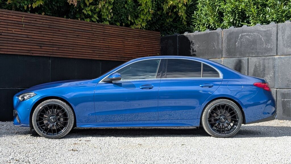 Mercedes-Benz C Class 2022 1.5 C200h Mhev Amg Line Saloon Hyb Blue #5
