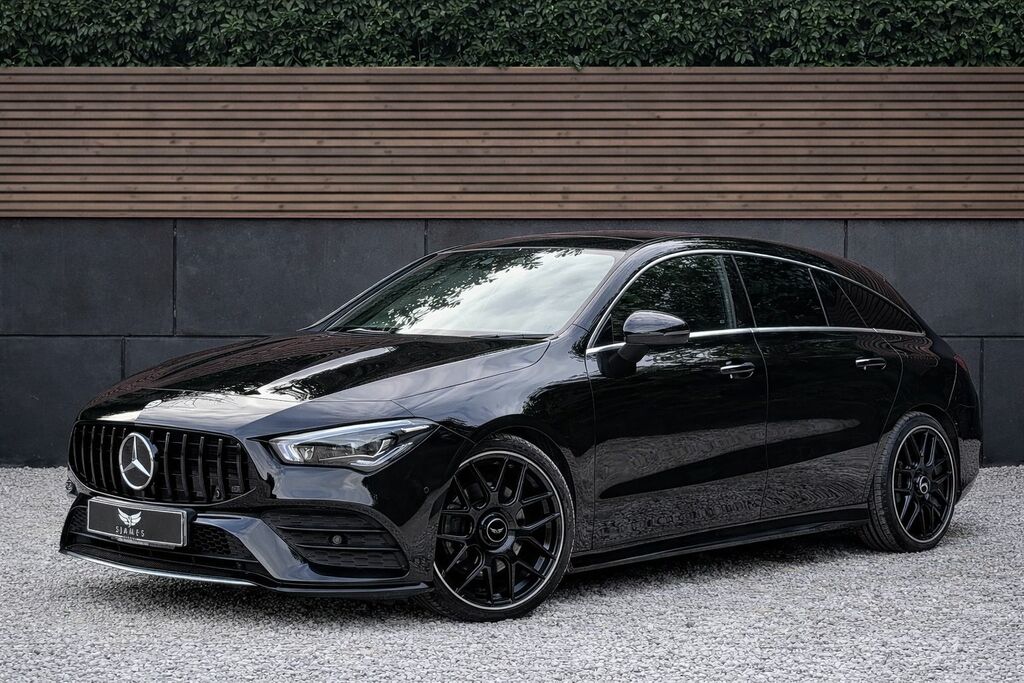 Mercedes-Benz CLA Class 2022 2.0 Cla220d Amg Line Premium Shooting Brake FD22YXF Black #2