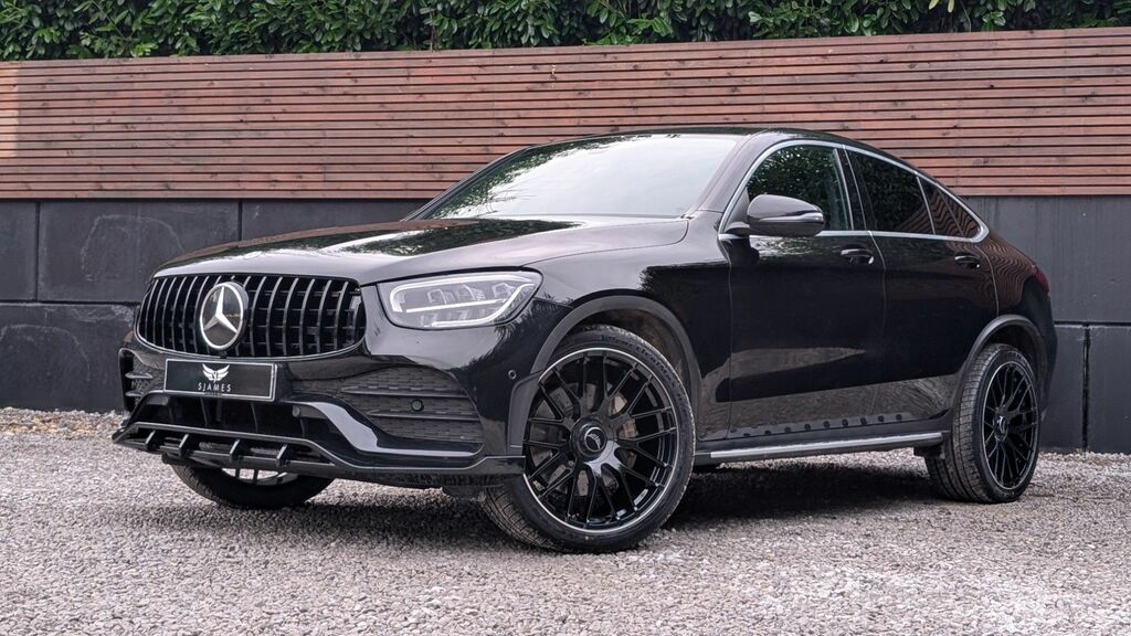 Mercedes-Benz GLC Class 2019 2.0 Glc220d Amg Line Coupe G-troni MB19EMJ Black #2