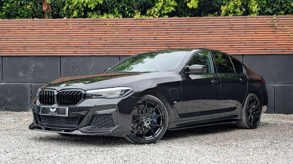 BMW 5 Series 2021 2.0 520D Mht M Sport Saloon Hybrid LC71KHH Black #2