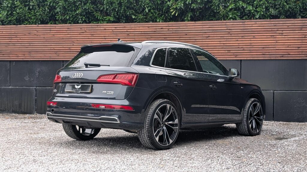 Audi Q5 2019 2.0 Tfsi 45 S Line Suv S Tronic Qu LM19FUY Blue #3