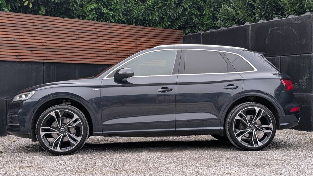 Audi Q5 2019 2.0 Tfsi 45 S Line Suv S Tronic Qu LM19FUY Blue #6