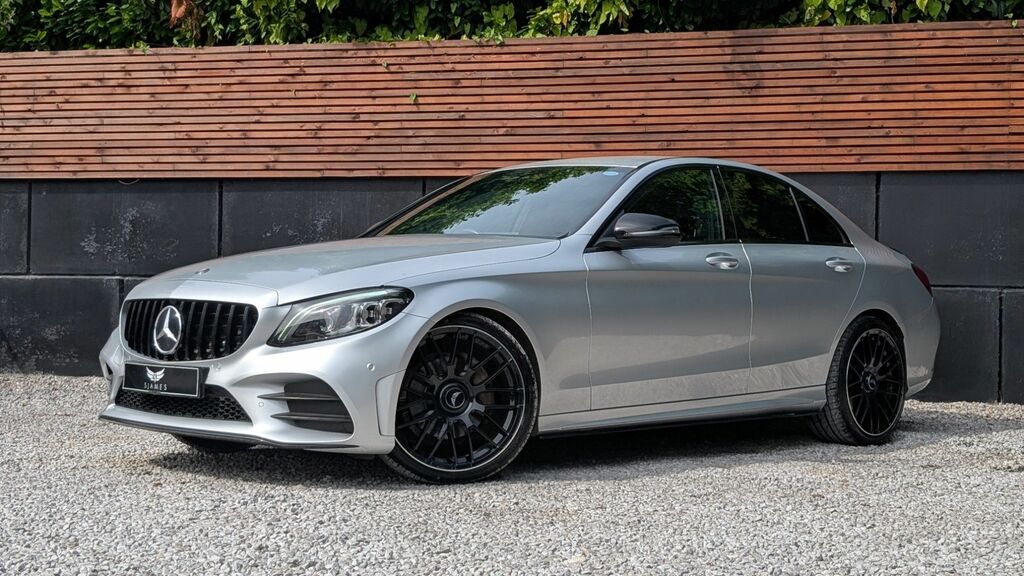 Mercedes-Benz C Class 2021 2.0 C220d Amg Line Night Edition Premium Sa LN21SVP Silver #2