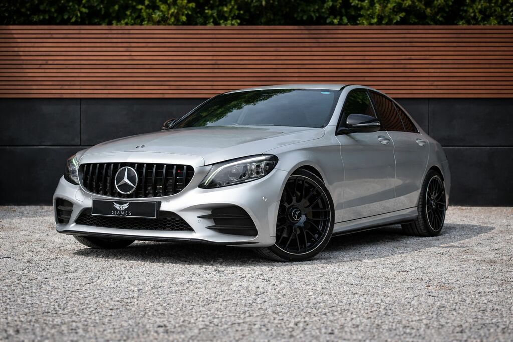 Mercedes-Benz C Class 2021 2.0 C220d Amg Line Night Edition Premium Sa Silver