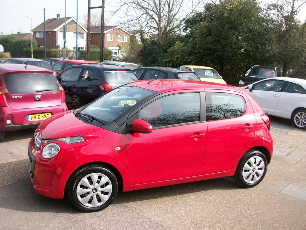 Citroen C1 1.0 Vti Feel Euro 5 Euro 5 PX64YWB Red #4