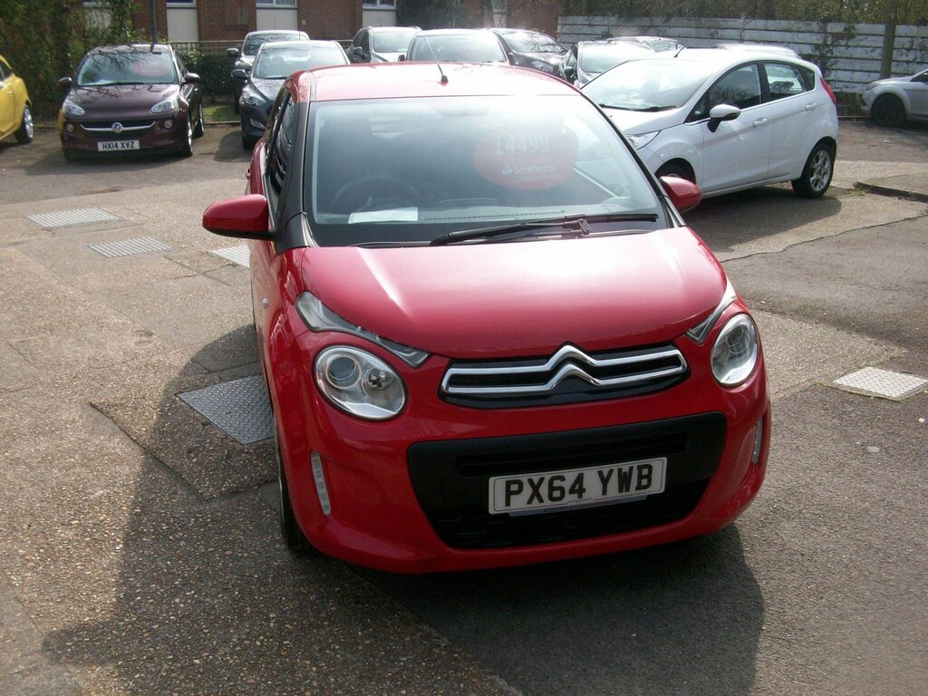 Citroen C1 1.0 Vti Feel Euro 5 Euro 5 PX64YWB Red #3