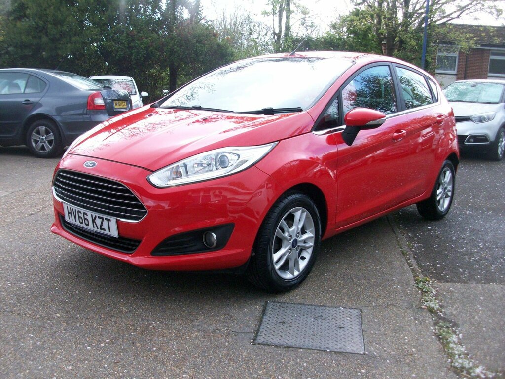 Ford Fiesta 1.25 Zetec Euro 6 HV66KZT Red #3