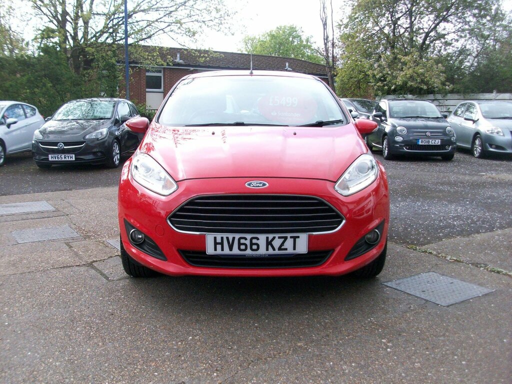 Ford Fiesta 1.25 Zetec Euro 6 HV66KZT Red #2