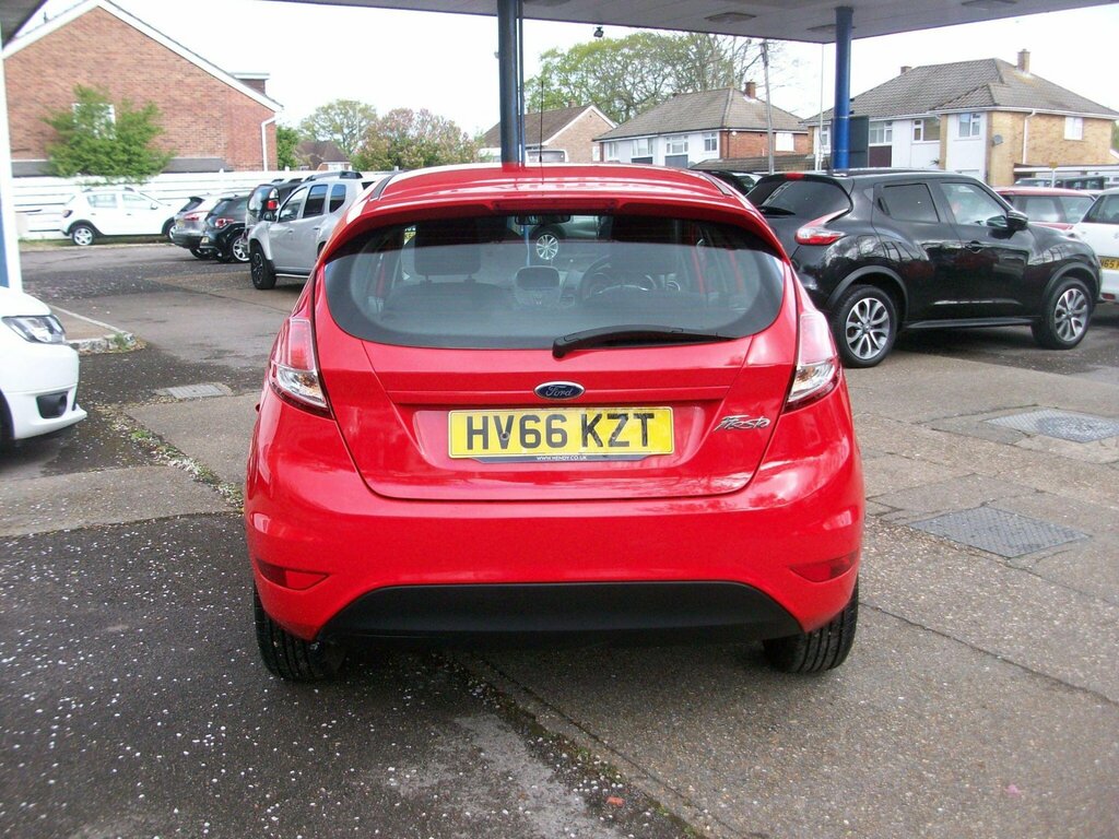 Ford Fiesta 1.25 Zetec Euro 6 HV66KZT Red #6