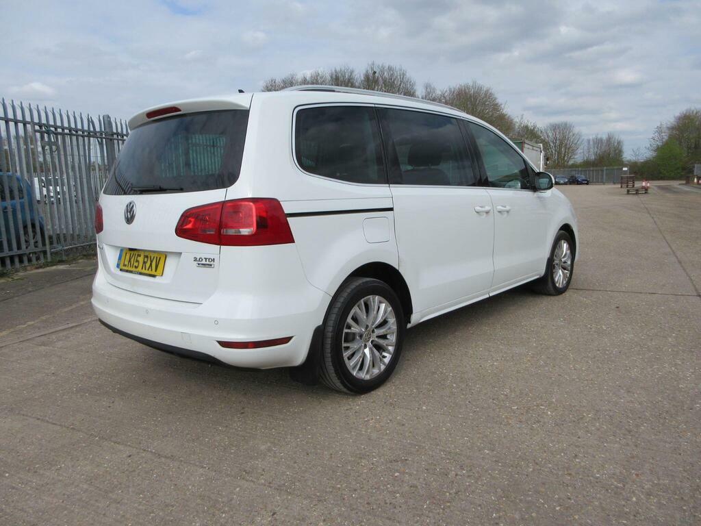 Volkswagen Sharan 2.0 Tdi Bluemotion Tech Sel Dsg Euro 5 S S White #5