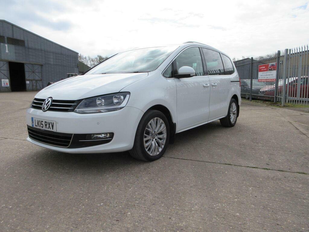 Volkswagen Sharan 2.0 Tdi Bluemotion Tech Sel Dsg Euro 5 S S White #6