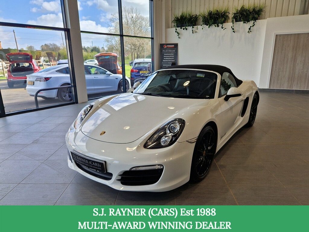 Porsche Boxster 981 White