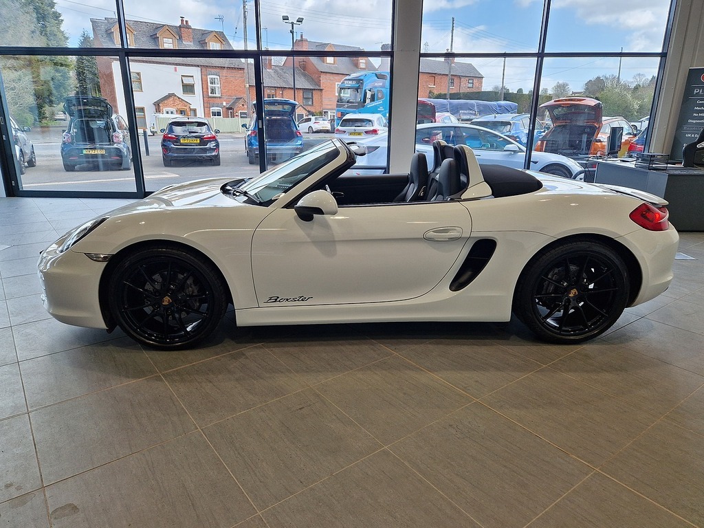 Porsche Boxster 981 White #4