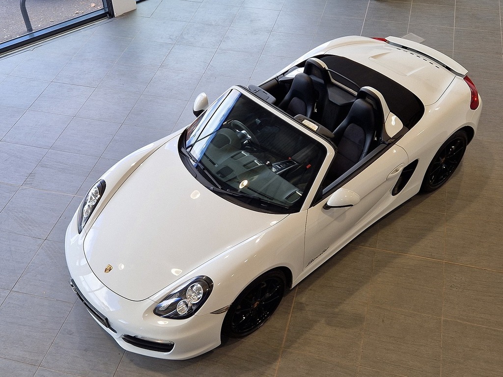 Porsche Boxster 981 White #2
