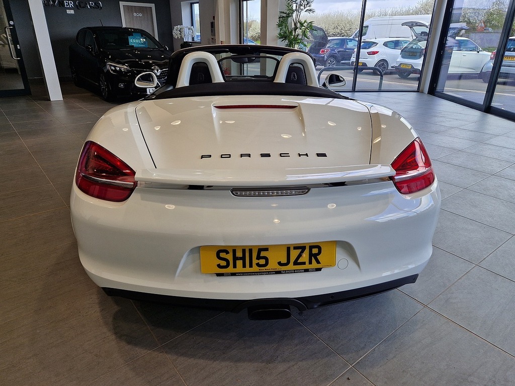 Porsche Boxster 981 White #6