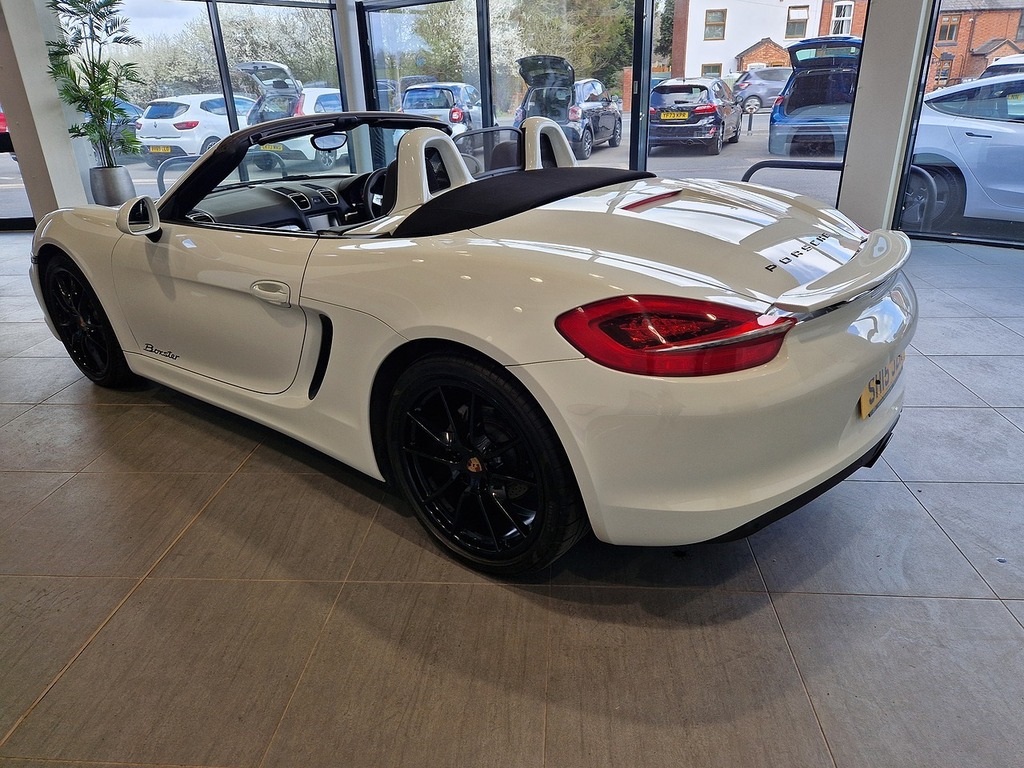 Porsche Boxster 981 White #5