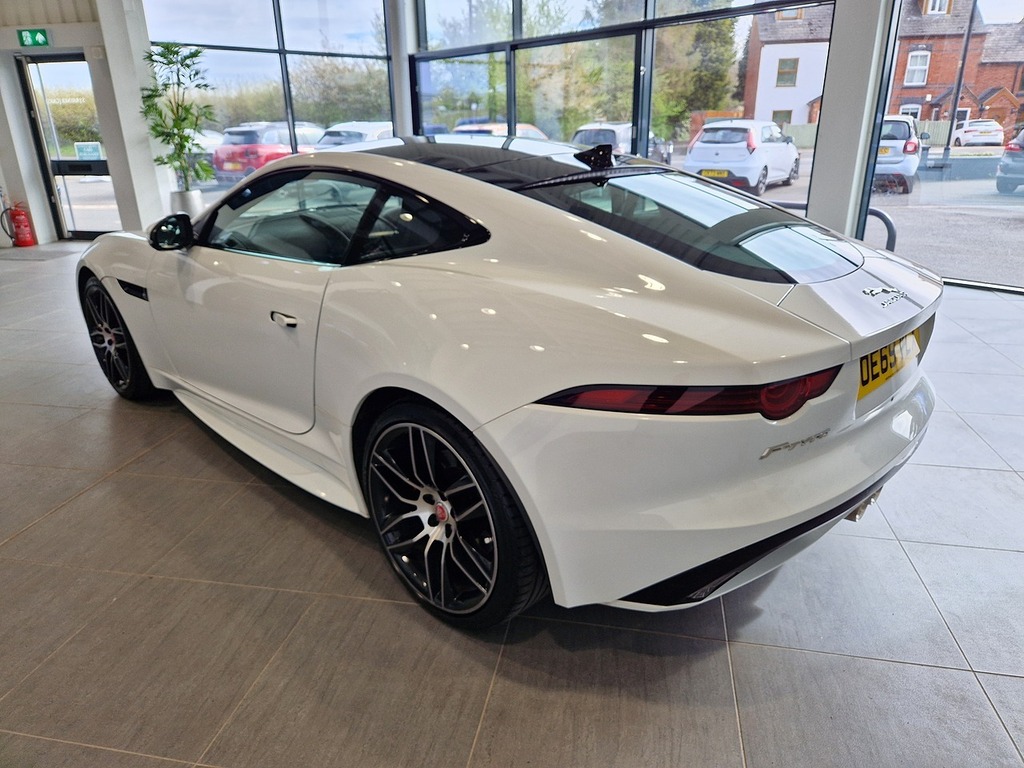 Jaguar F-Type V6 Chequered Flag OE69VLX White #4