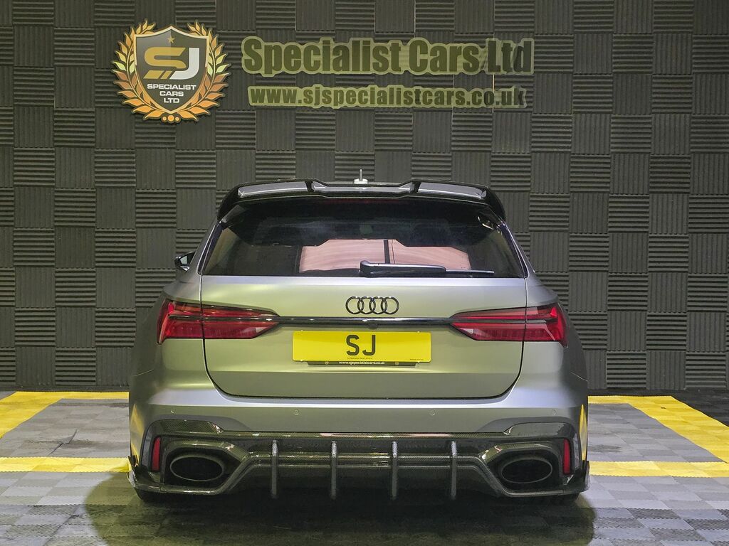 Audi RS6 Avant Estate YT70BZN Blue #5