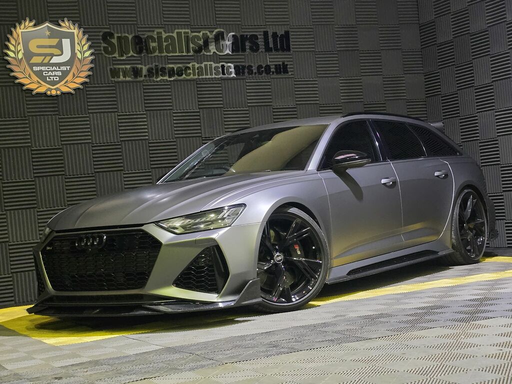 Audi RS6 Avant Estate YT70BZN Blue #6