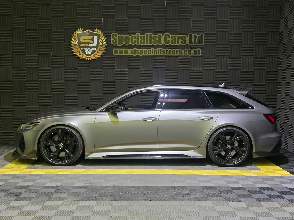 Audi RS6 Avant Estate YT70BZN Blue #3