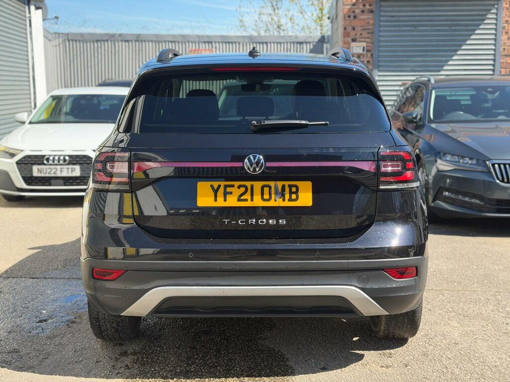 Volkswagen T-Cross Suv 1.0 Tsi Black Edition Euro 6 Ss 20212 YF21OMB Black #6