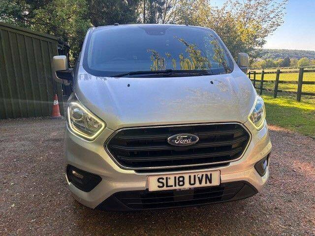 Ford Transit Custom 2.0 300 Ecoblue Limited Crew Van L1 H1 Euro 6 SL18UVN Silver #2